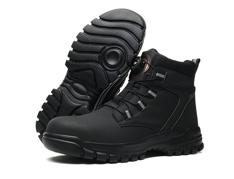 Soft Attack Shield and Anti-Stab Wear Steel Plate Construction Site Labor Protection Shoes