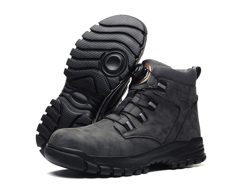 Soft Attack Shield and Anti-Stab Wear Steel Plate Construction Site Labor Protection Shoes
