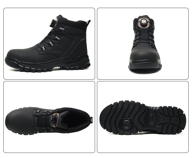 Soft Attack Shield and Anti-Stab Wear Steel Plate Construction Site Labor Protection Shoes