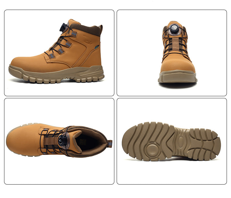 Soft Attack Shield and Anti-Stab Wear Steel Plate Construction Site Labor Protection Shoes