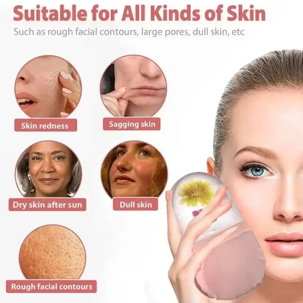 Silicone Ice Roller for Face Beauty Skin Care Tools Face Lifting Contouring Facial Massager Reusable Ice Cube Trays